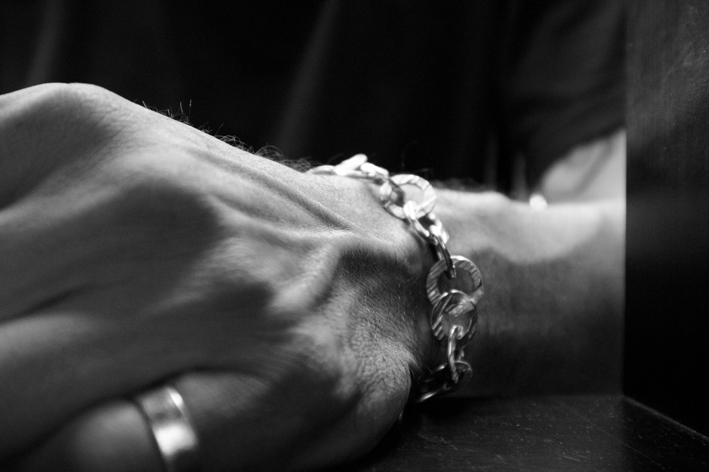 The Raw Silver Bracelet