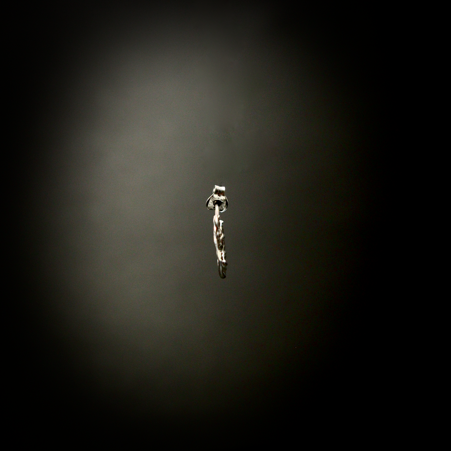 The Raw Silver Earrings