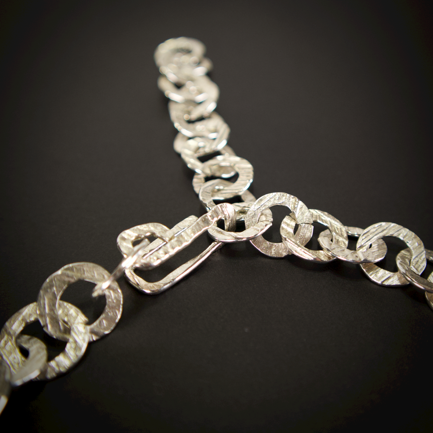 The Raw Silver Necklace