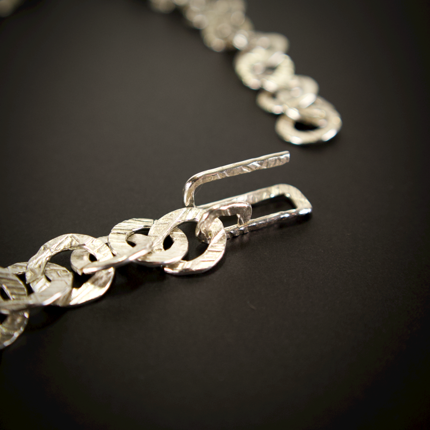 The Raw Silver Necklace