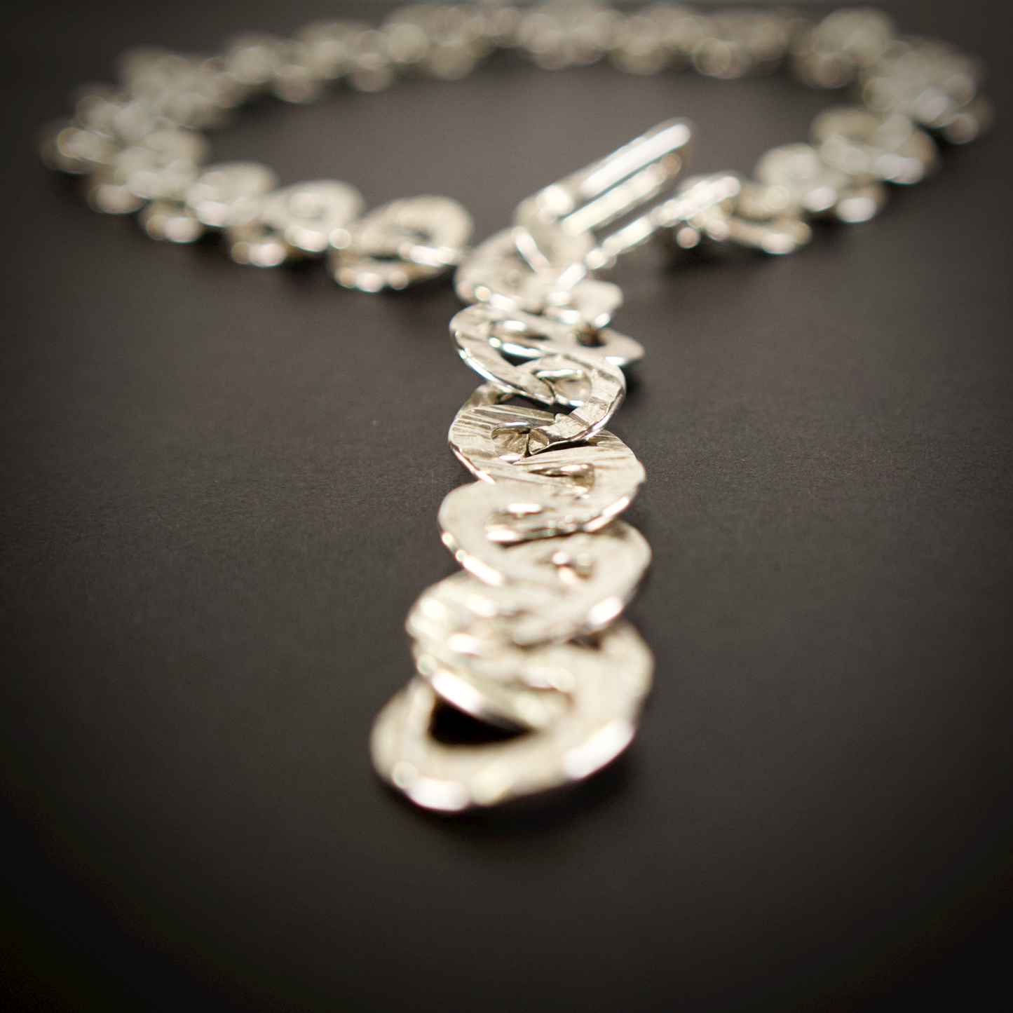 The Raw Silver Necklace