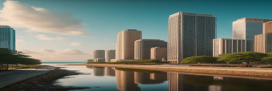 City Scape, Ocean Sky