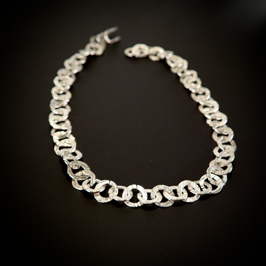 The Raw Silver Necklace